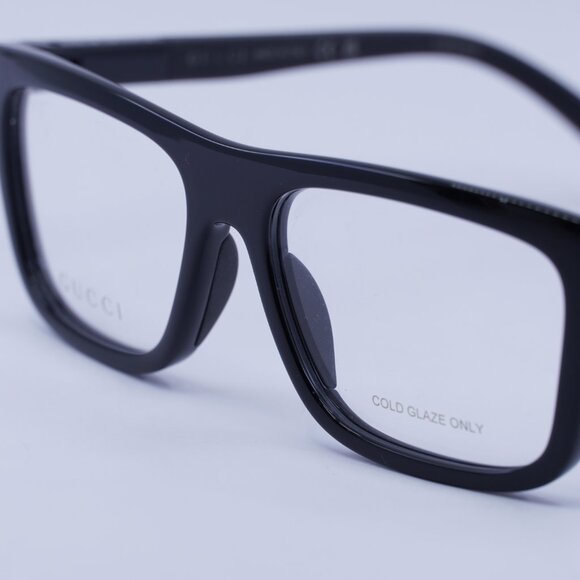 Gucci GG1737O 001 Eyeglasses Black 54mm Rectangle Frame - Picture 7 of 11